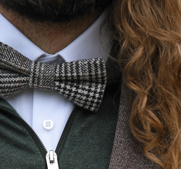 Bow ties striped