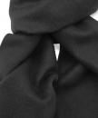 Unisex scarf viscose black