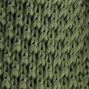 Sir Redman knitted pocket square moss green