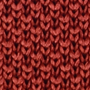 Sir Redman knitted pocket square rust brown