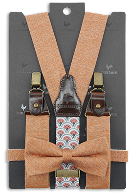 Sir Redman suspenders combi pack Festa Fortuna terracotta