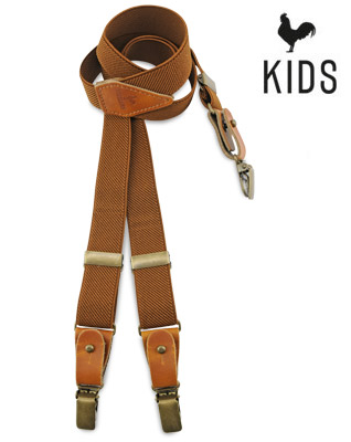Sir Redman kids suspenders Cody Cognac, Suspenders